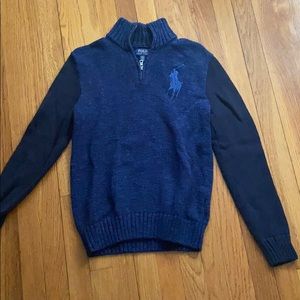 Polo by Ralph Lauren, quarter zip high collar